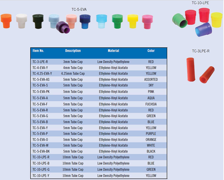 Economy NMR Tube Caps